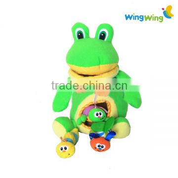 cute baby toy plush stuffed frog toy