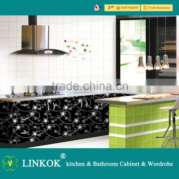 Linkok Furniture 2016 European style foshan affordable modern acrylic kitchen tables