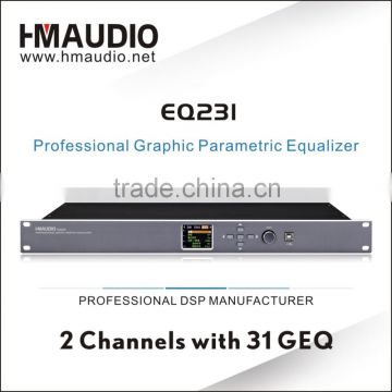 Good quality stereo graphic equalizer EQ231 from professional manufacturer