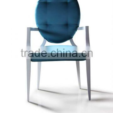 New-classical blue fabric dining chair (LS-303)