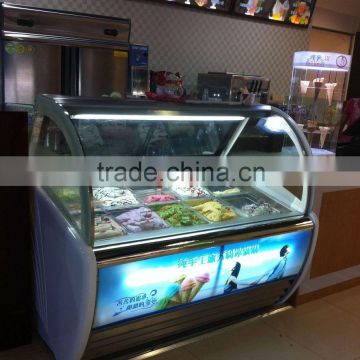 Ice cream freezer showcase,freezer display for ice cream