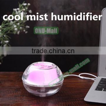 Amazon TOP Sales LED Night Light Air Purifier, Mini USB Air Humidifier for Home