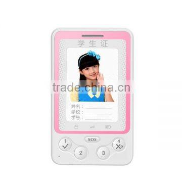 Student ID Card Mobile Phone With GPS Tracker