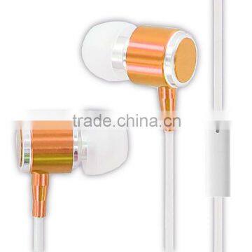 Hot sale Metal in-Ear Earphones for iPod/MP3/MP4