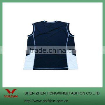 Newest hot sell mens spandex tank top ,contrast design