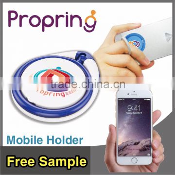 Propring 360 degree rotation Promotion Sticky Finger cell phone holder