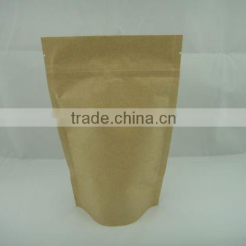 Kraft paper stand up pouches for food