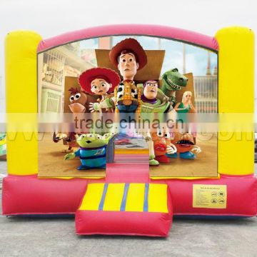 cheap inflatable jumping castle,art panel bounce house A1169