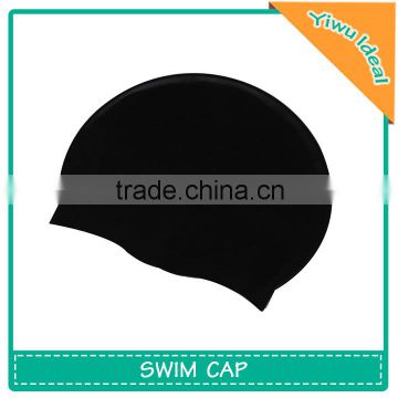 Promotional Black Children Ear Swim Silicone Cap