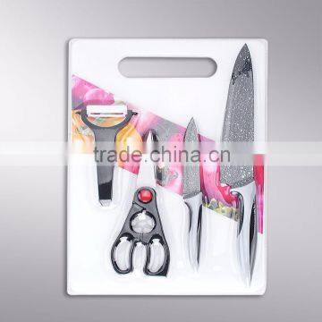 5PCS non-stick coating knife set