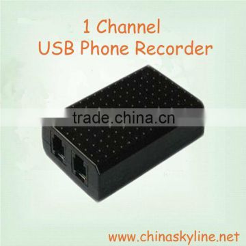 Cheap price and good quality! 1 line usb telephone recorder box/phone call recorder