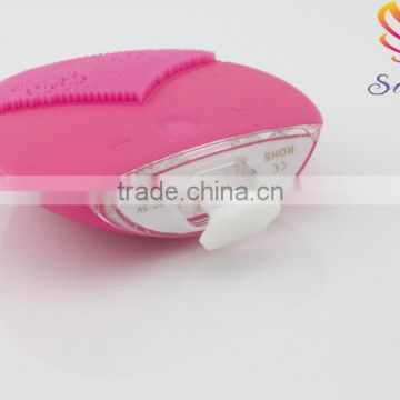 China suppliers electric facial pore cleaner silicone cleaning brush
