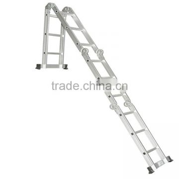 12.5FT Multi Purpose Aluminum Folding Step Ladder Scaffold Extendable Heavy Duty