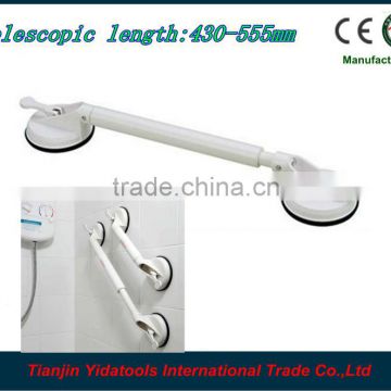 telescoping bath handle with two suction cup
