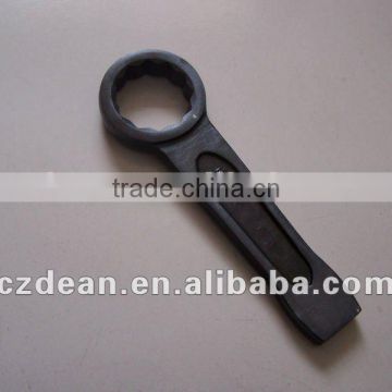 DIN7444 slogging wrench ring type ,slugging ring wrench spanner,hammre wrench