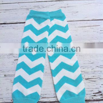 Leg warmer baby winter products sky blue chevron leggings baby cotton leg warmer