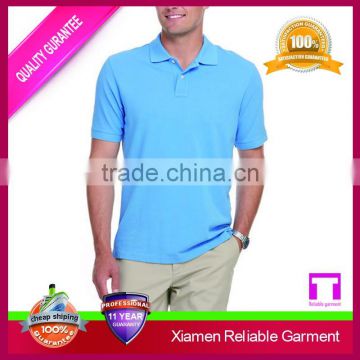Custom embroidery logo polo shirt/colour combination polo shirt