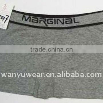 grey color seamless man underwear boxers