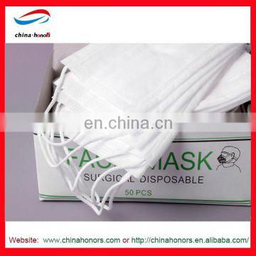 Face Mask 3 Ply Face Mask with Earloop Surgical Mask High Filtration