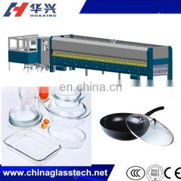 high efficiency Glass pot cover tempering furance