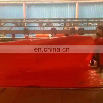 Blue red pe tarpaulin sheet sun resistant tarpaulin pe tarpaulin stocklot