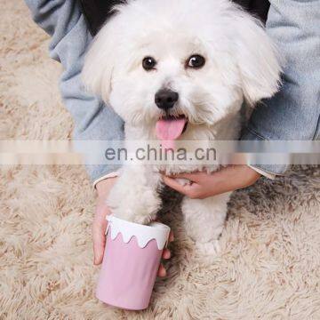 Pet shop wholesale convenient daily cleaning dog paw cleaner wash cup for dog paw washer