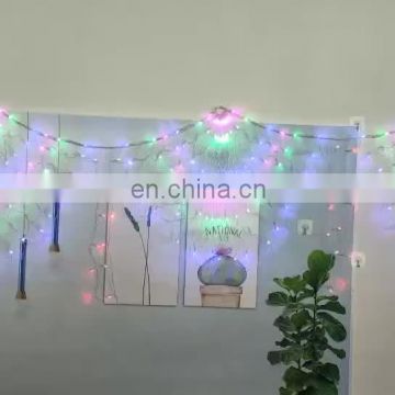 420L 220v 3.5m x 0.7m Colorful Peacock Net Light Indoor Outdoor Net Lighting For Home Christmas Wedding Party Decoration