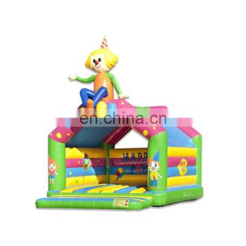 Clown Theme Inflatable Bouncer Castle Kids Jump Bouncy House Moonwalk For Sale