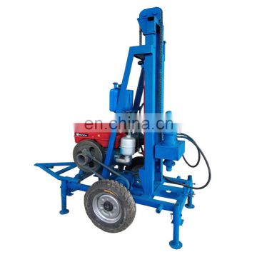 China manufacturer hot selling 150m hydraulic portable shallow water well drilling rig