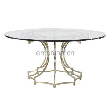 High Quality Clear Round Modern Glass Table Top