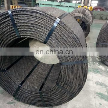 High tensile carbon steel wire plain spiral indtented pc wire for concrete pole