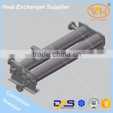 High heat transfer 62KW water cooled condenser manufacturers,shell and tube condensers