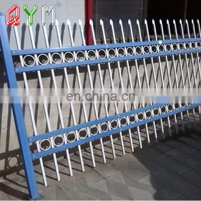 Welded Picket Spear Top Wrought Iron Fence Front Yard Fence