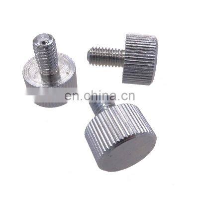 stainless steel special door knurled thumb m4 step screws