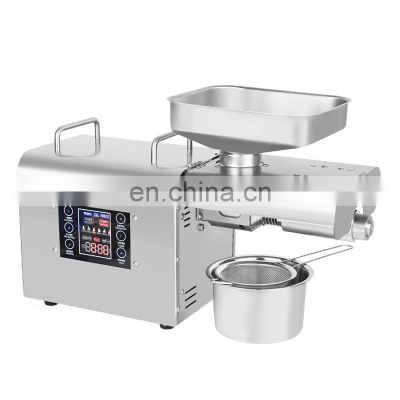 2021 new smart oil press / stainless steel LCD touch screen consumer and commercial oil press