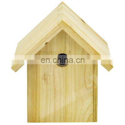 Custom made exquisite wooden bird house,DIY unfinished wooden bird houses decor outdoor