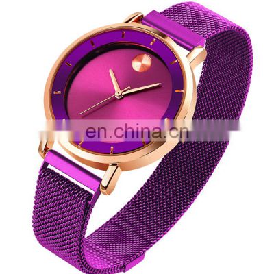 Skmei 1701 Classic Ladies Quartz Watches Online Sale Simple Steel Mesh Fashion Women Wrist Watch