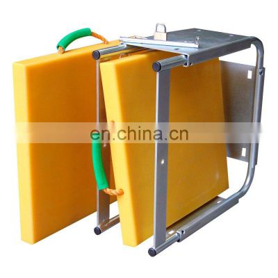 China supplier wholesale plastic slip pad anti skid protector bash plate uhmwpe outrigger pads for crane