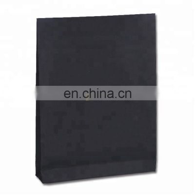 Flat bottom paper packaging stand up mail envelope bag