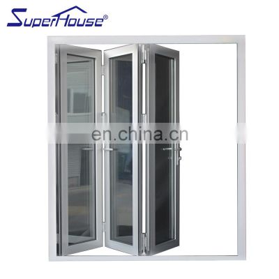 Superhouse best quality ready made windows bifold windows aluminum glass windows for prefab houses