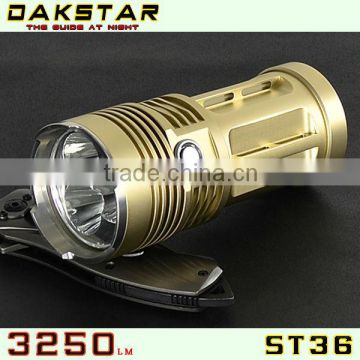 DAKSTAR ST36 XML T6 LED 3250LM 18650 Rechargeable Aluminum CREE LED Police Flashlight