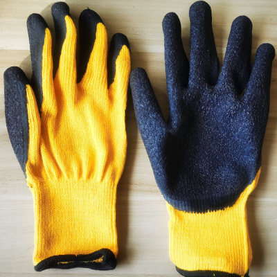 Latex Crinkle Coated Work Gloves Guante Steelpro Multiflex