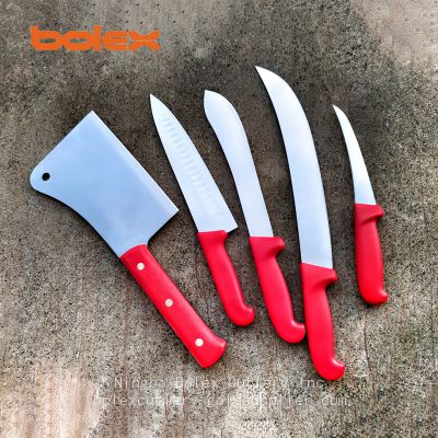 butcher knives colour coded slaughtering knife cook chef kitchen OEM ODM knife sets kits