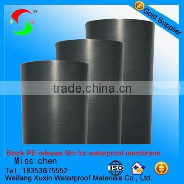 China the most professional pe pet construction film for Self-adhesive waterproof membranes