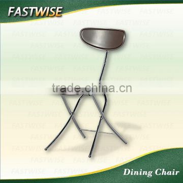 China modern design chocolate color MDF dining chair for dining room