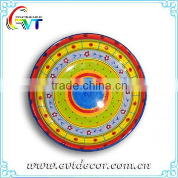 Colored Ceramic Decorative Plate