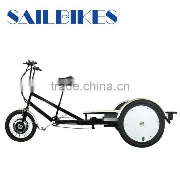 Aluminium alloy frame flatbed 3 wheel tricycle for cargo