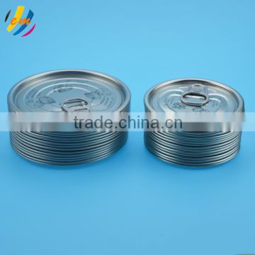 easy open coated metal cap for round cans