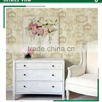 discount printed non woven wallpaper, old 3d wall mural for children , home accent wall sticker manufacturer