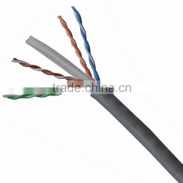 4 pairs twist pair 0.57BC & CCA UTP CAT6 cable
